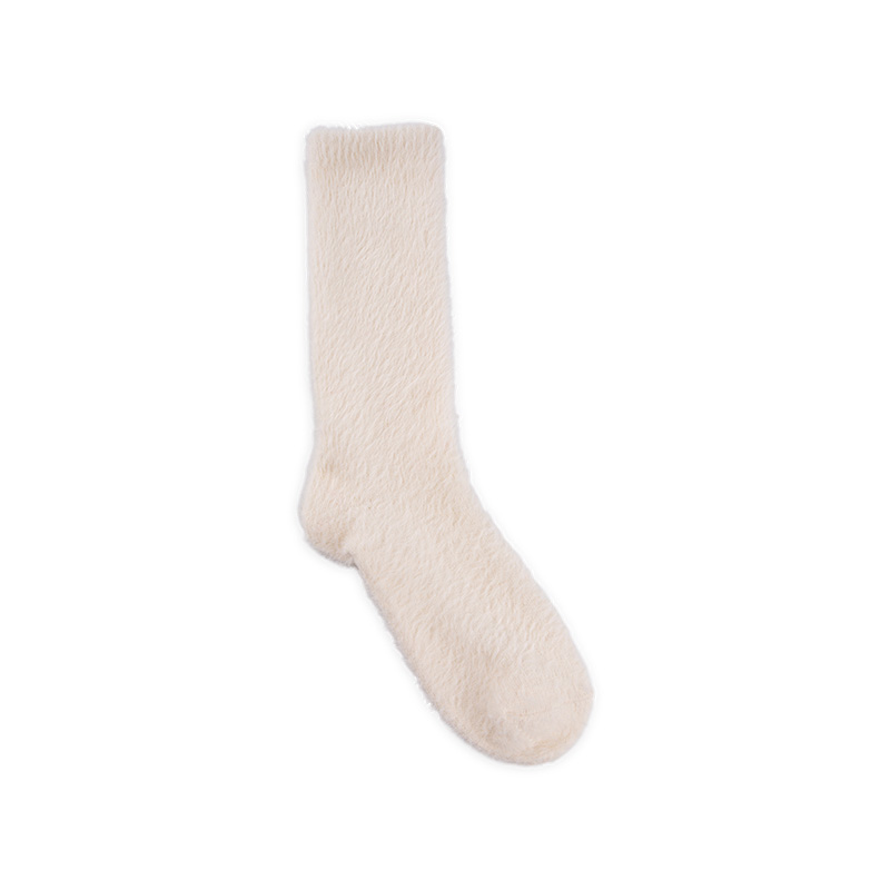 RZ166 Faux Mink Fleece Autumn Story Thermal Women’s Boot Socks