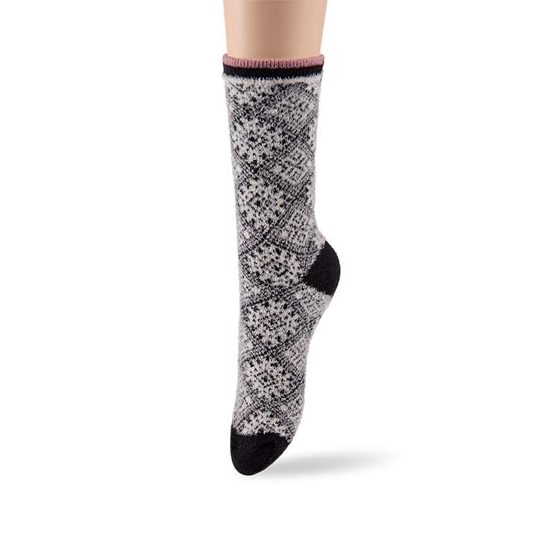 RZ096 Feather Yarn Velvet Vintage Ethnic Style Soft Warm Women’s Boot Socks RZ096 Feather Yarn Velvet Vintage Ethnic Style Soft Warm Women’s Boot Socks