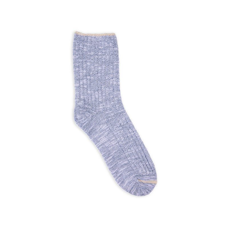 RZ109 Minimalist Embossed Textured Mid-Calf Cotton Spring & Summer Series Socks