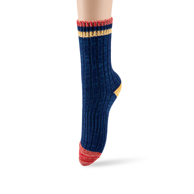 RZ099 Retro Color Block Mid Calf Cotton Spring & Summer Series Socks RZ099 Retro Color Block Mid Calf Cotton Spring & Summer Series Socks